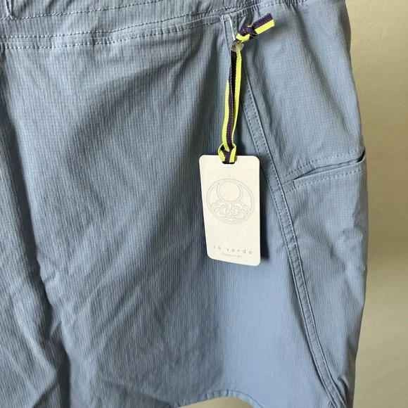 Women's Blue Casual Skorts - Picture 3 of 5